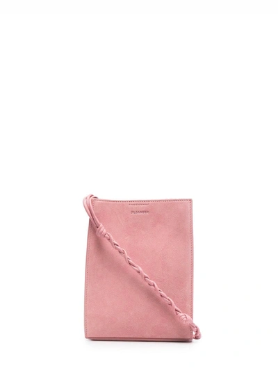 Shop Jil Sander Small Pink Tangle Bag