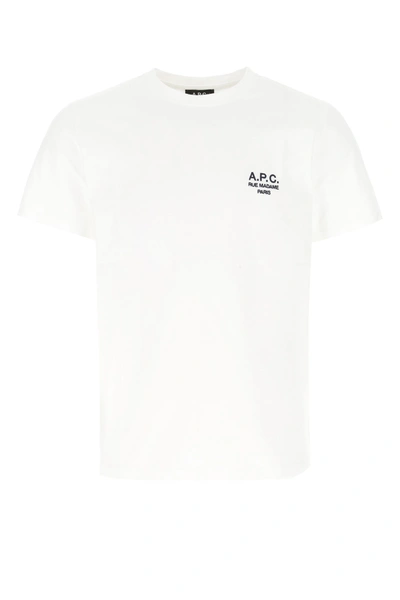 Shop Apc White Cotton T-shirt Nd A.p.c. Uomo Xl