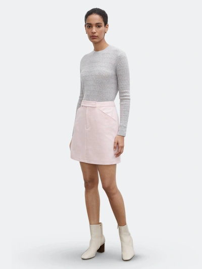 Shop Club Monaco Suiting Mixing Skirt In Pink