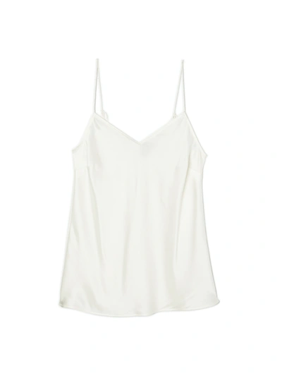 Shop Paige Cicely V-back Silk Cami In White