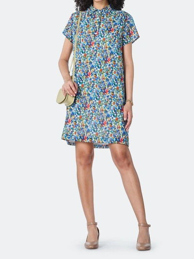 Shop Apc Women's Prudence Short Sleeve Floral Dress In Multicolor