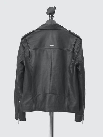 Shop Deadwood Women's River Original Leather Biker Jacket In Black