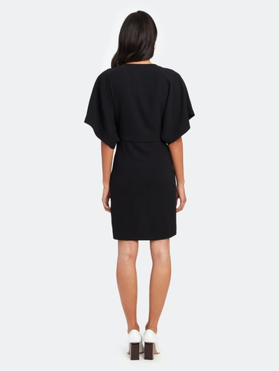 Shop Iro Coudert Kimono Sleeve Mini Dress In Black