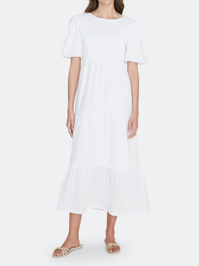 Shop Faithfull The Brand Alberte Midi Dress In White