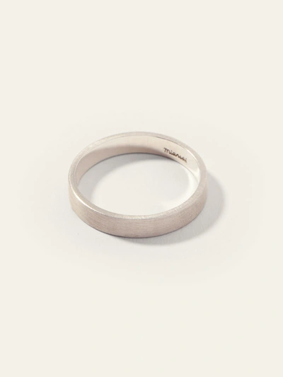 Shop Miansai 4mm Band Ring In Sterling Silver