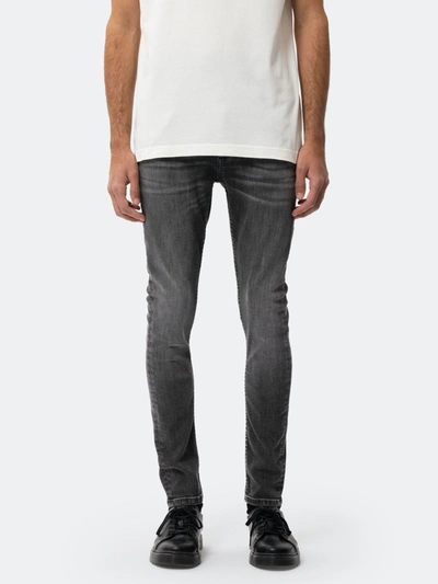 Shop Nudie Jeans Tight Terry Full Length Skinny Jeans In Fade To Grey