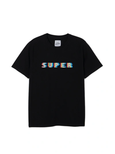 Shop Bricktown Super Crewneck T-shirt In Black