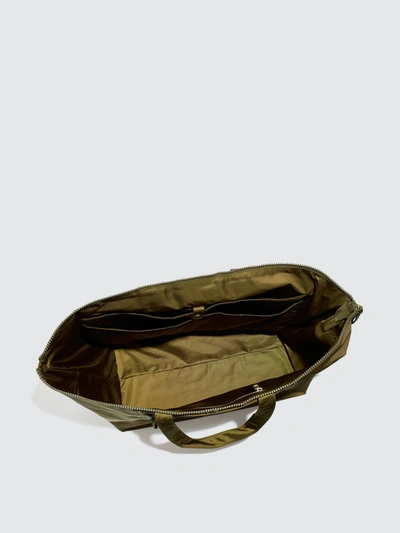 Shop Madewell Travel Nylon Weekender In Golden Spinich