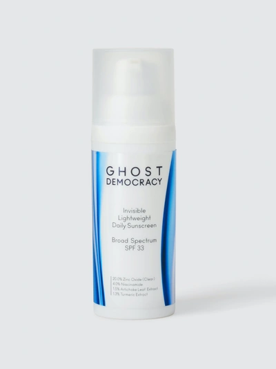 Shop Ghost Democracy Invisible Lightweight Daily Face Sunscreen Spf 33