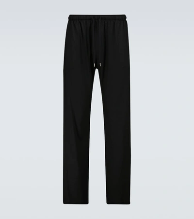 Shop Derek Rose Basel Jersey Pants In Black