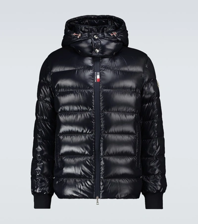 Shop Moncler Cuvellier Down Jacket In Blue