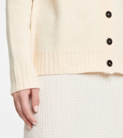 Shop Jil Sander Wool Cardigan In Beige