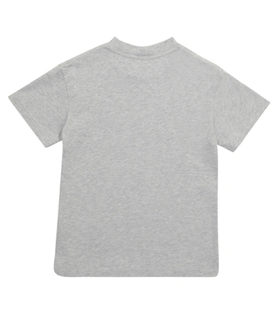 Shop Palm Angels Bear Cotton T-shirt In Grey