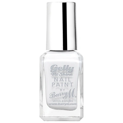Shop Barry M Cosmetics Gelly Hi Shine Nail Paint (various Shades) In 18 Cotton