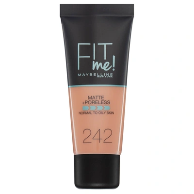Shop Maybelline Fit Me! Matte And Poreless Foundation 30ml (various Shades) In 22 242 Light Honey