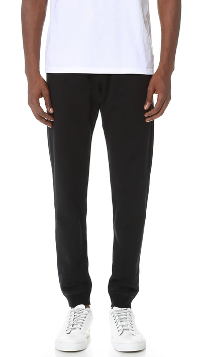 Shop Reigning Champ Midweight Terry Slim Sweatpants Black