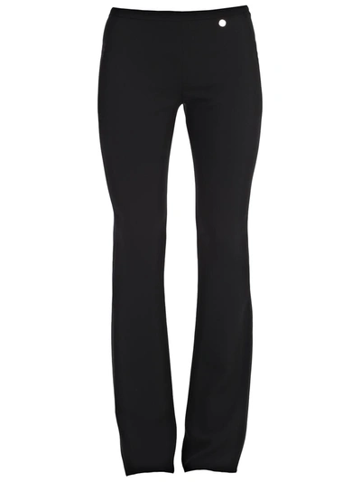 Shop Versace Collection Bootcut Tailored Trousers In Black