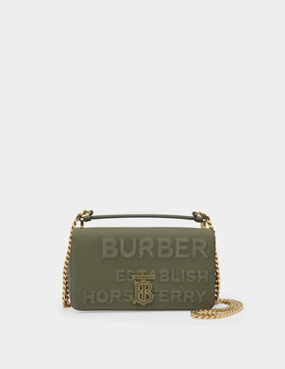 Shop Burberry Lola Medium Bag In Green