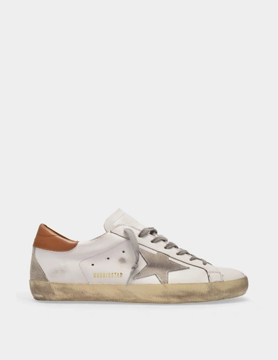 Golden Goose Leather Super-star Sneaker In Multicoloured