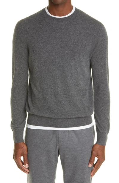 Shop Ermenegildo Zegna Cashmere Sweater In Grey