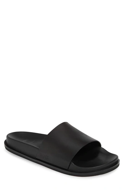 Hugo boss cliff leather hotsell slides