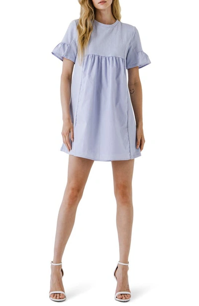 ENGLISH FACTORY ENGLISH FACTORY SOLID MINIDRESS SY218D