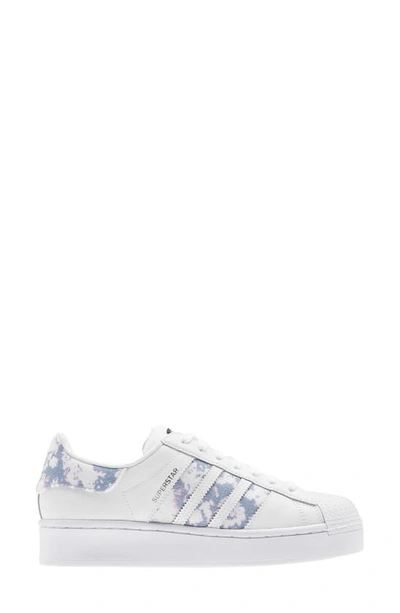 Shop Adidas Originals Superstar Bold Sneaker In Ftwr White/ Sky/ Silver Met