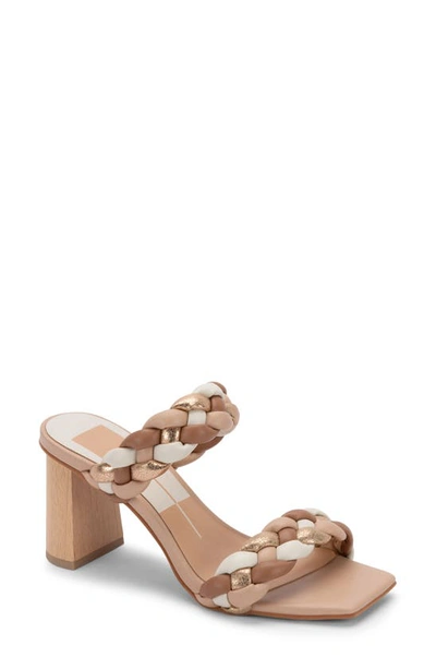 Shop Dolce Vita Paily Braided Sandal In Natural Multi Leather