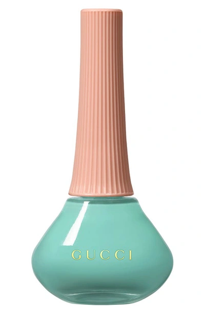 Shop Gucci Vernis À Ongles Nail Polish In 713 Dorothy Turquoise