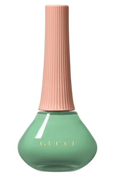 Shop Gucci Vernis À Ongles Nail Polish In 719 Miriam Mint