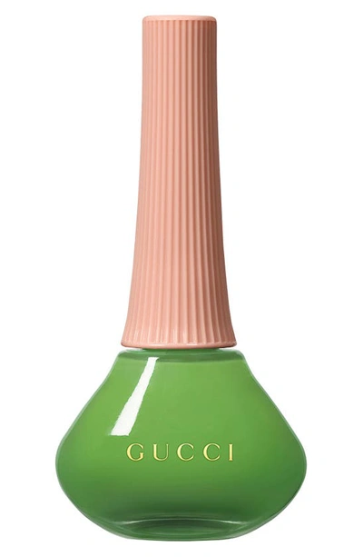Shop Gucci Vernis À Ongles Nail Polish In 712 Melinda Green