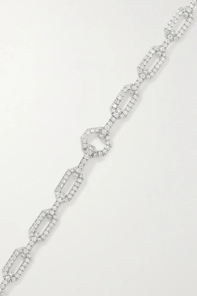 Shop David Yurman 18-karat White Gold Diamond Necklace