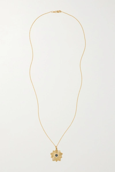 Shop Ileana Makri 18-karat Gold Multi-stone Necklace