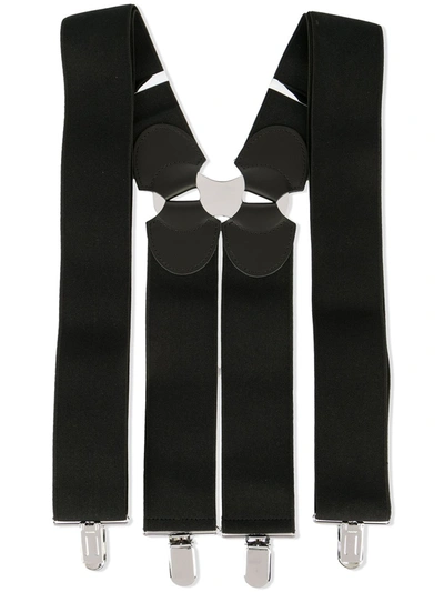 Shop Comme Des Garçons Homme Deux Double-strap Adjustable Braces In Black