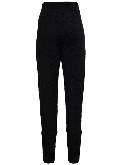 Shop Givenchy Black 4g Jacquard Pants