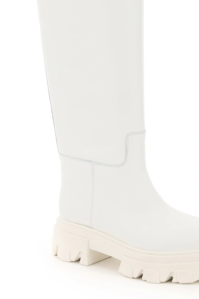 Shop Gia X Pernille Teisbaek Tubular Combat Boots In White