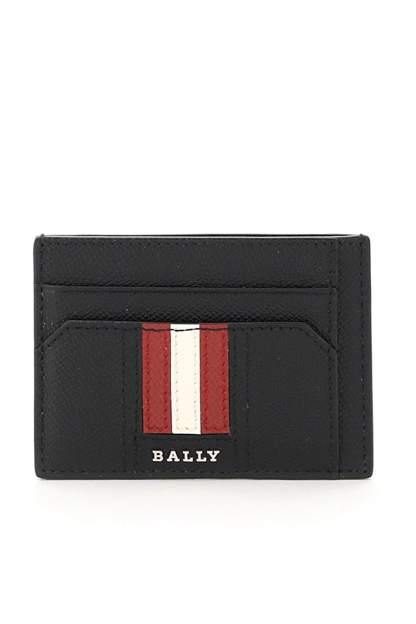 Bally Tarrik Card Holder In Black,white,red | ModeSens