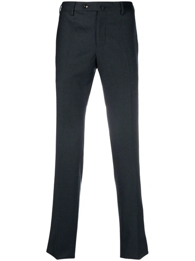 Shop Pt01 Slim-fit Tailored Trousers In Blau