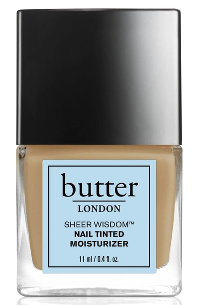 Shop Butter London 'sheer Wisdom™' Nail Tinted Moisturizer In Medium
