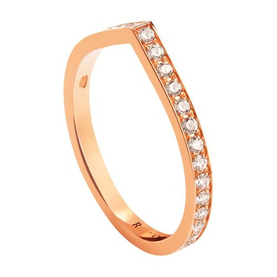 Shop Repossi Antifer Ring In Pink Gold
