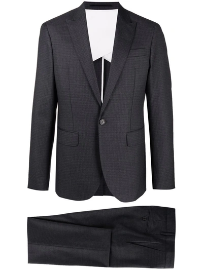 Shop Dsquared2 Two Piece Single Breasted Suit In Grau