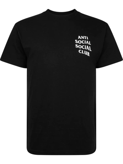 Shop Anti Social Social Club Mind Games "black" T-shirt