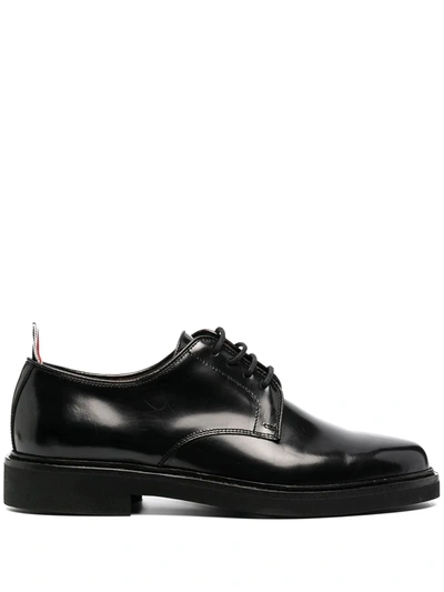 Shop Thom Browne Uniform Lace-up Loafers In Schwarz