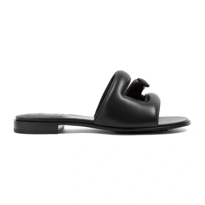 Shop Givenchy G Flat Sandals Shoes In Black