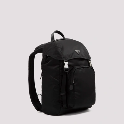 Shop Prada Backpack Bag In Black