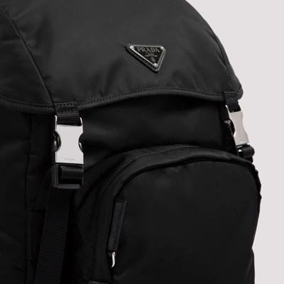 Shop Prada Backpack Bag In Black
