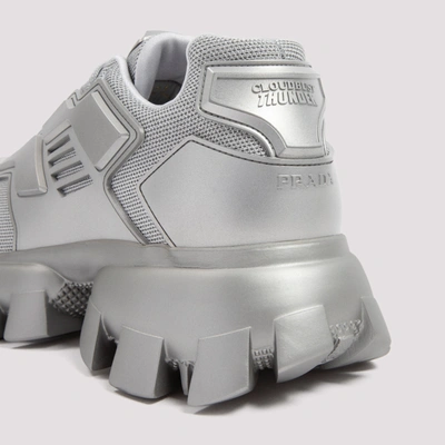 Shop Prada Cloudbust Thunder Sneakers Shoes In Metallic