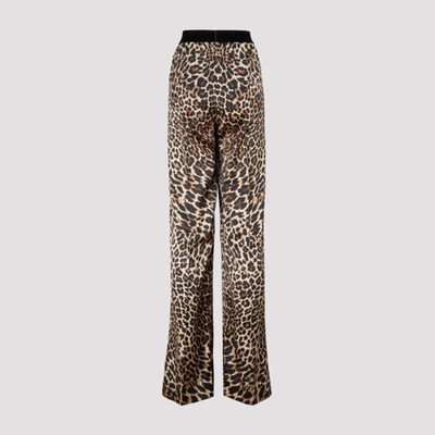 Shop Tom Ford Leopard Pajama Pants In Black