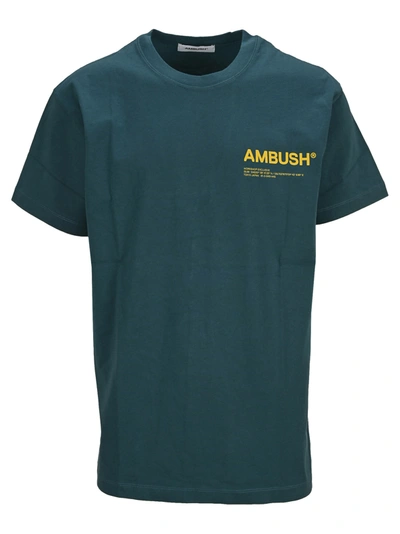 Shop Ambush Logo T-shirt In Ottanio