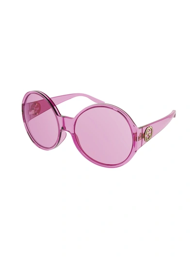 Shop Gucci Gg0954s Sunglasses In Pink Pink Pink